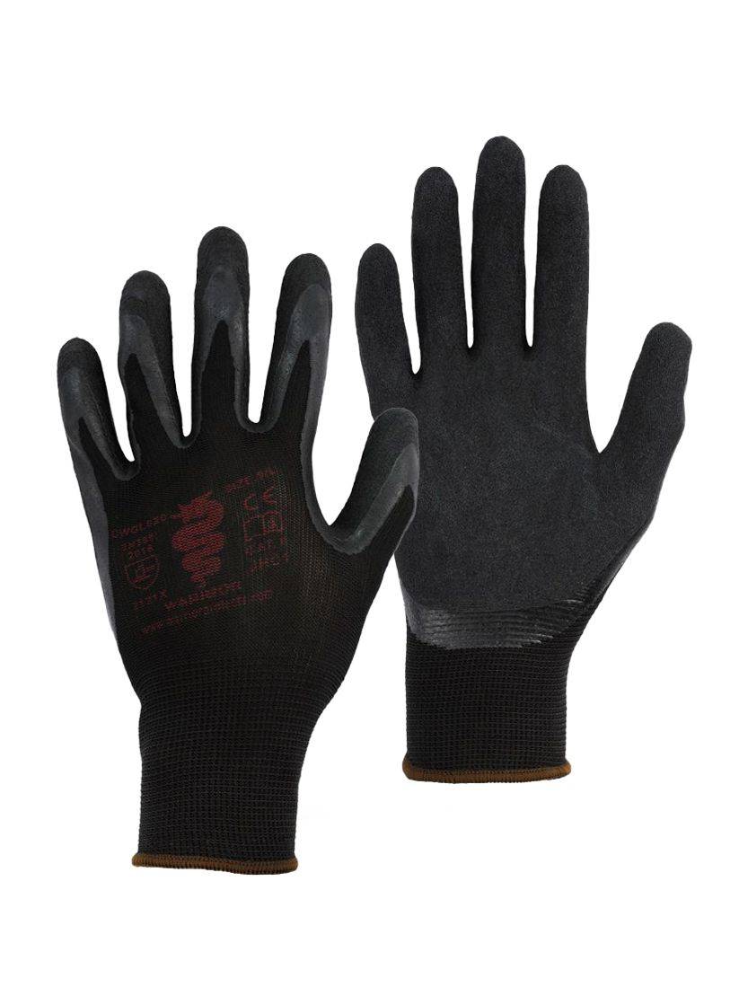 FOAM LATEX GLOVE  - PK 12