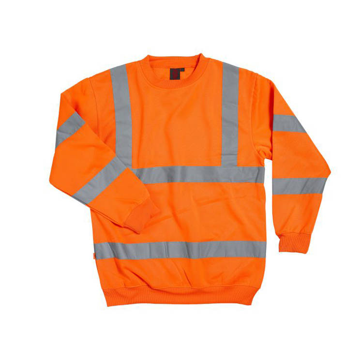 Orange hi deals vis sweatshirt