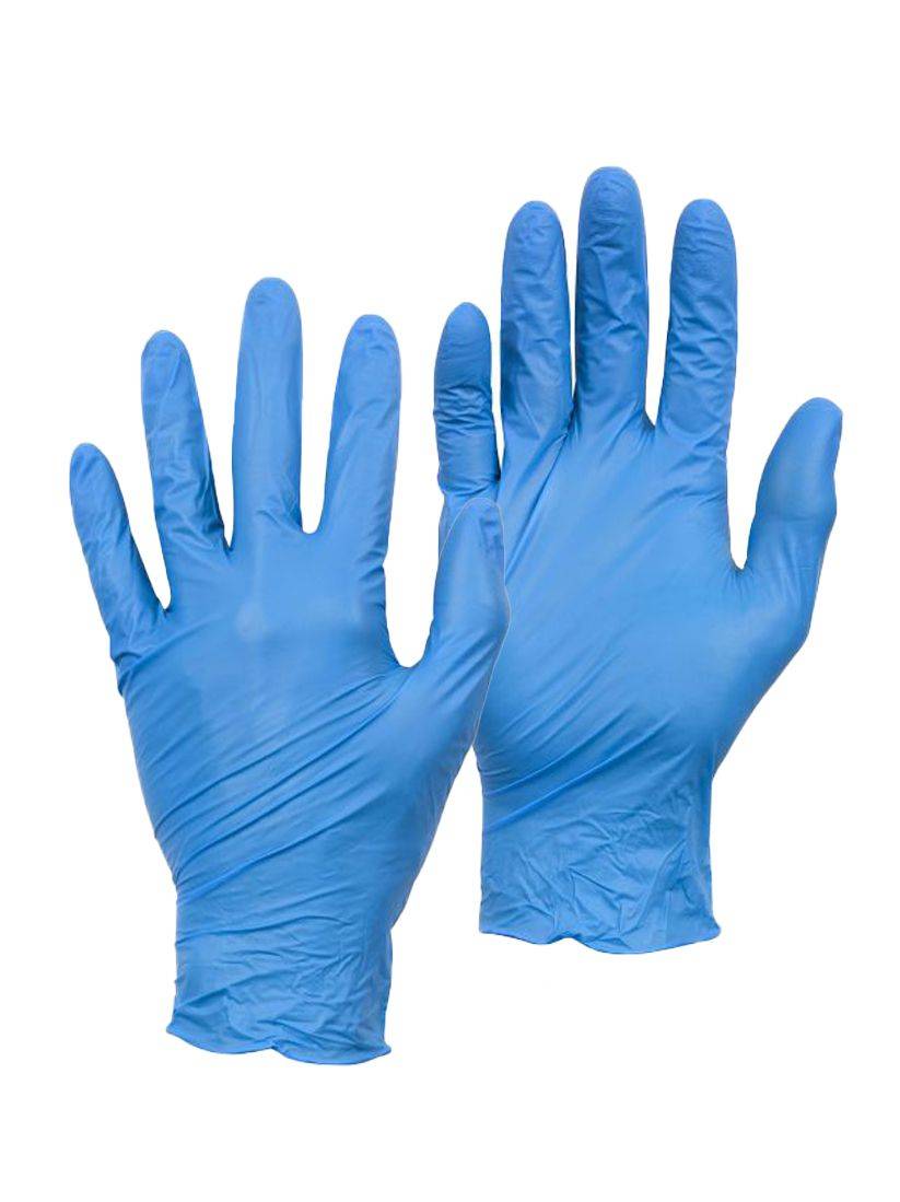 BLUE NITRILE P/F - BOX 100 | Warrior Protects